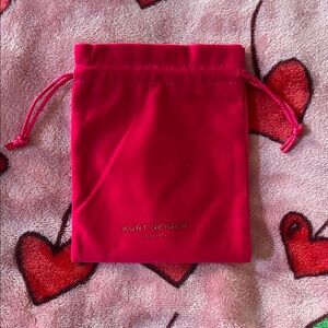 Kurt Geiger Bold HotPink Drawstring Bag